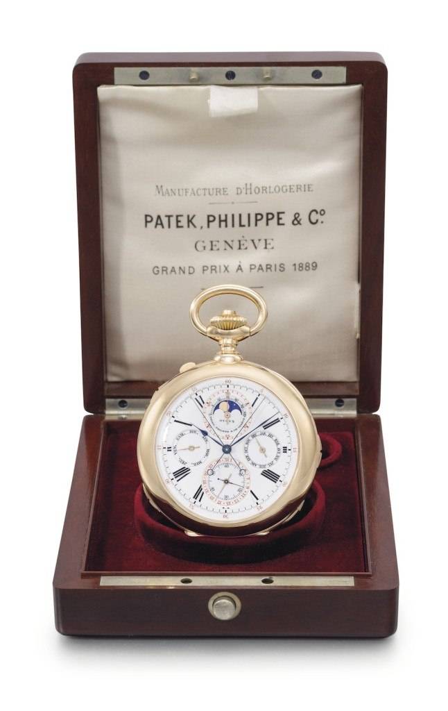 The timepiece made for Stephen S. Palmer.