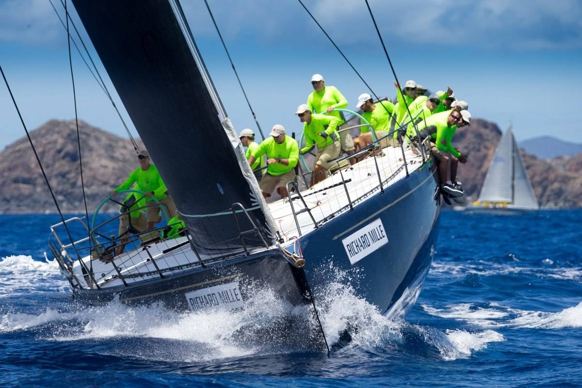 The Bella Mente crew, skippered by Christophe Jouany, is sponsored by Richard Mille