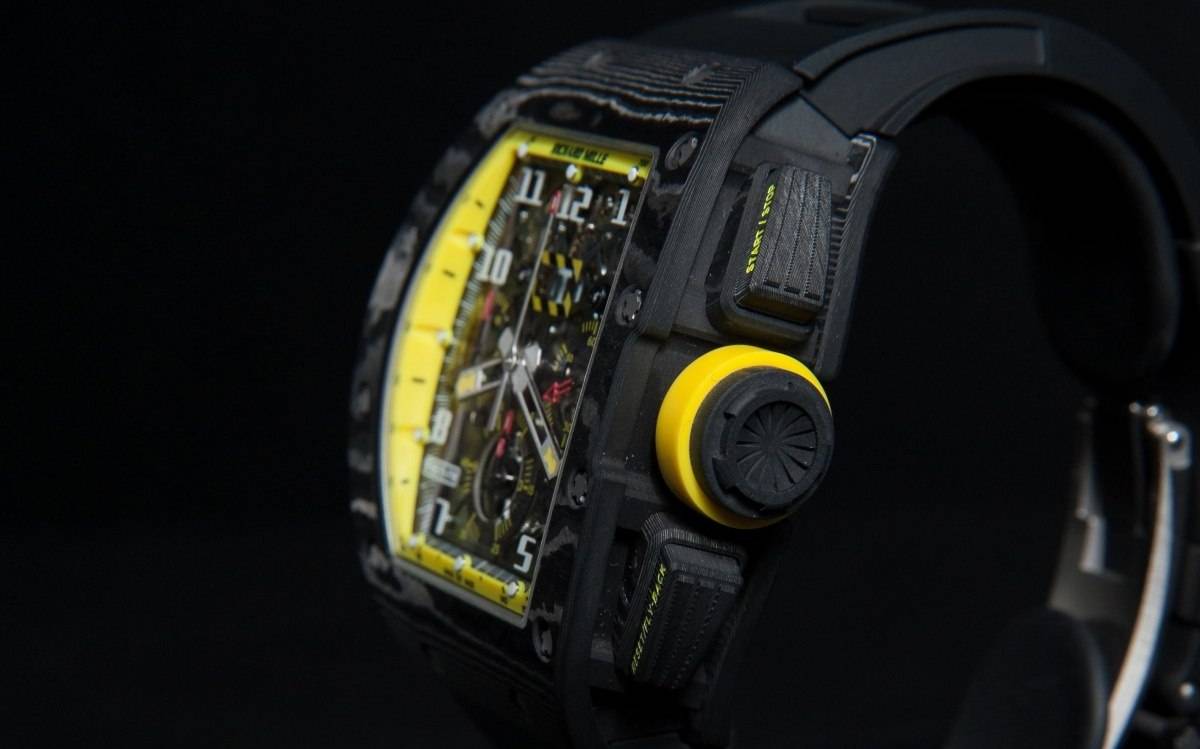 Richard Mille RM 011 Flyback Chronograph Yellow Storm Live Pictures