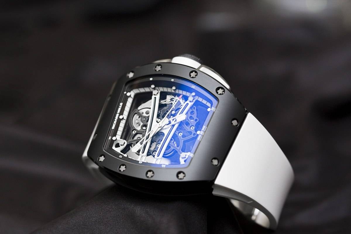 Richard Mille RM 61-01 Yohan Blake Limited Edition Monochrome Watch 2015 Angle 2