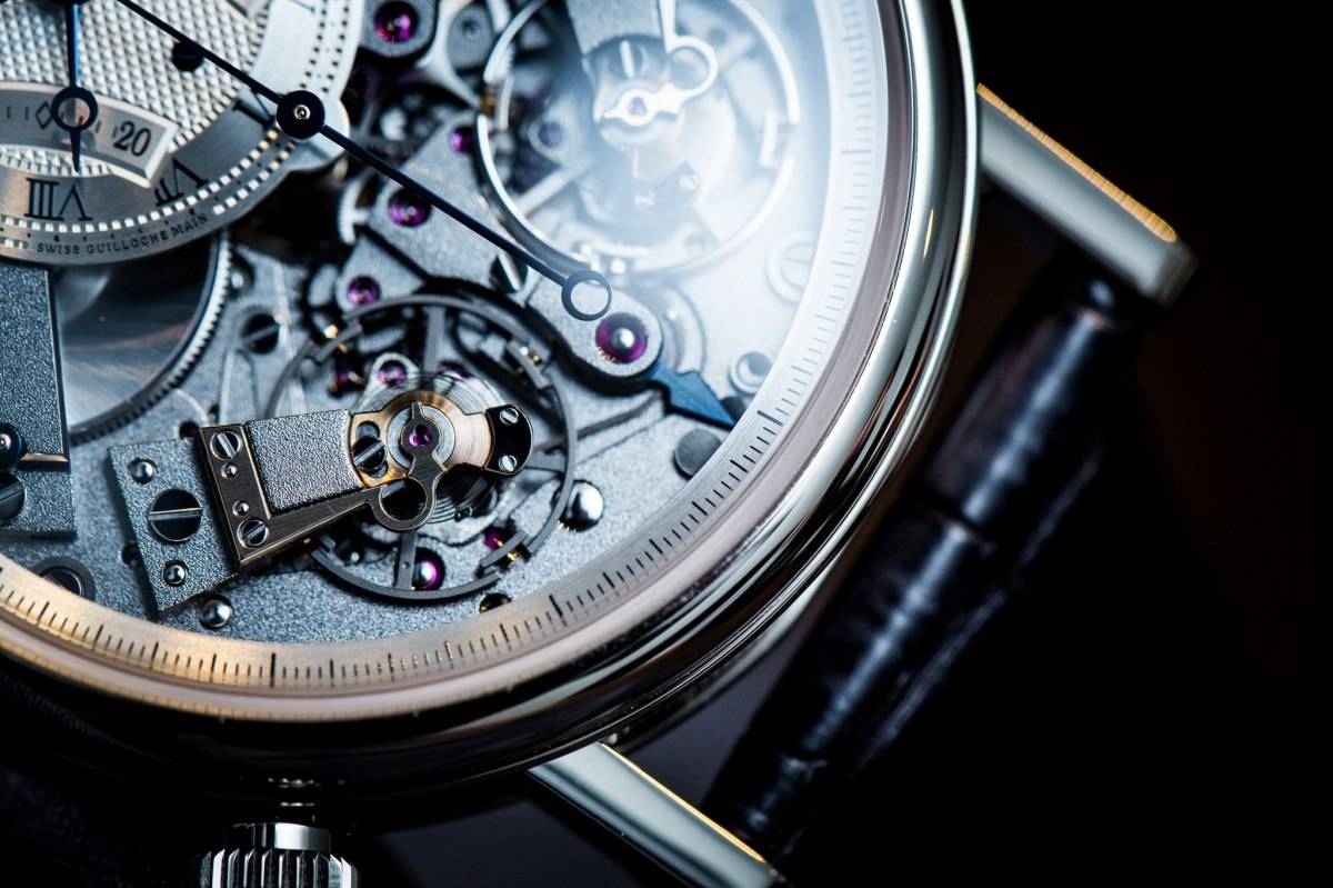 Breguet 7077 La Tradition Chronograph Indépendant Watch Baselworld 2015 Close Up 3