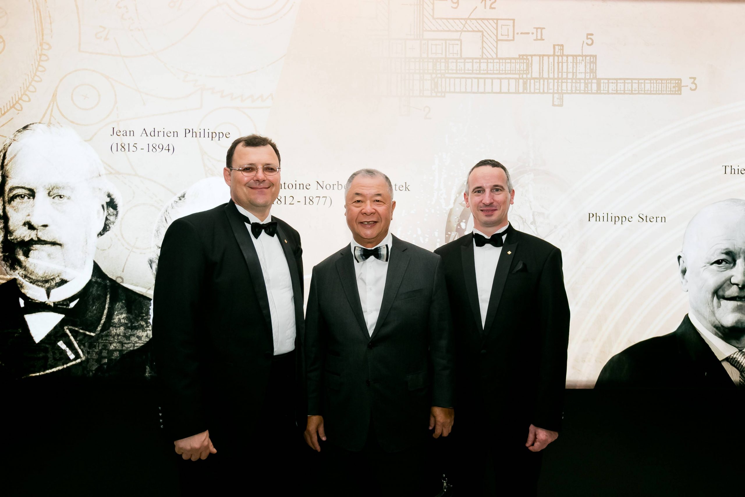 (Left to Right) Mr Thierry Stern, Dr Henry Tay, Mr Jerome Pernici
