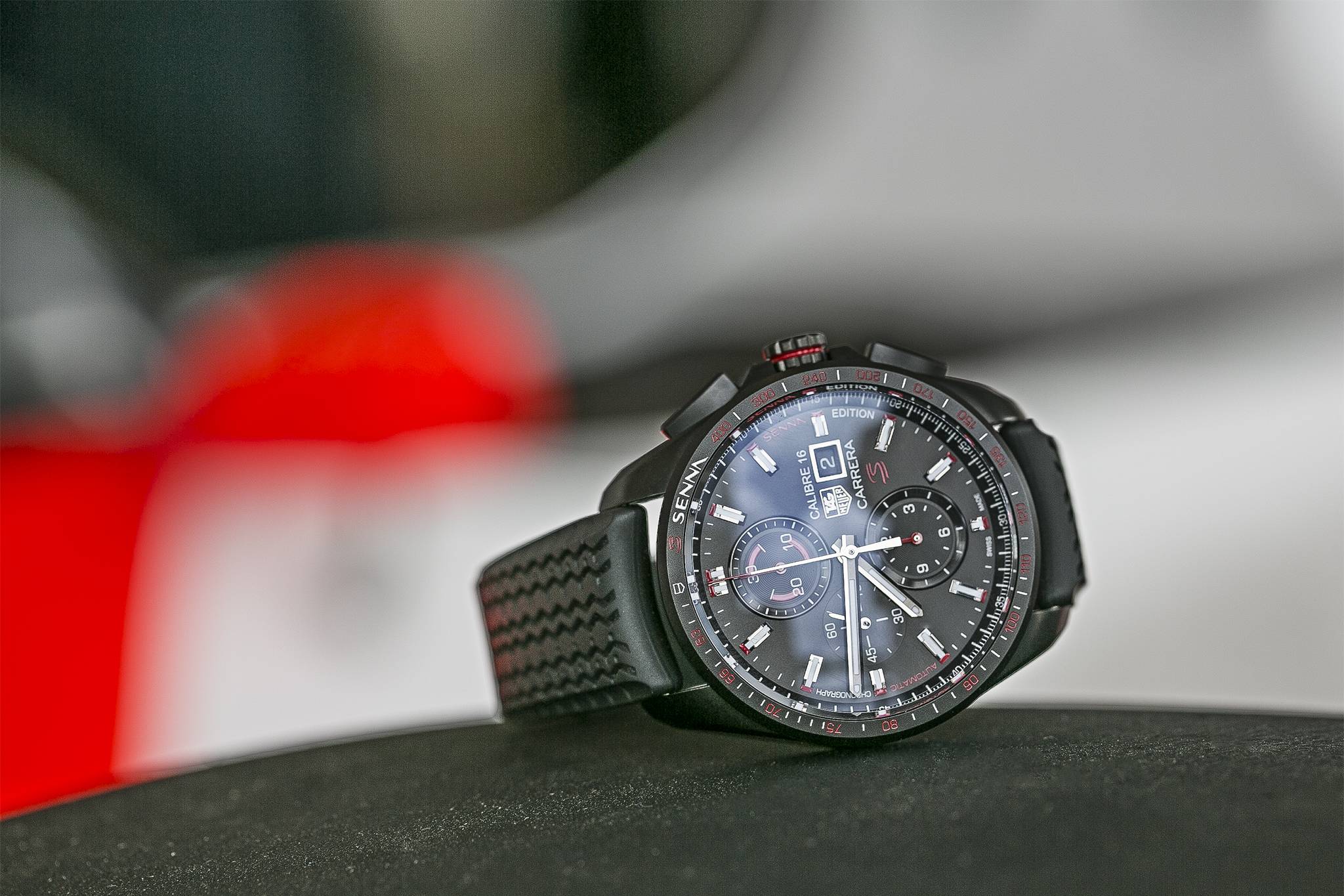 Tag Heuer Carrera Senna Special Edition Calibre 16 Automatic Chronograph 44 MM Feature Story
