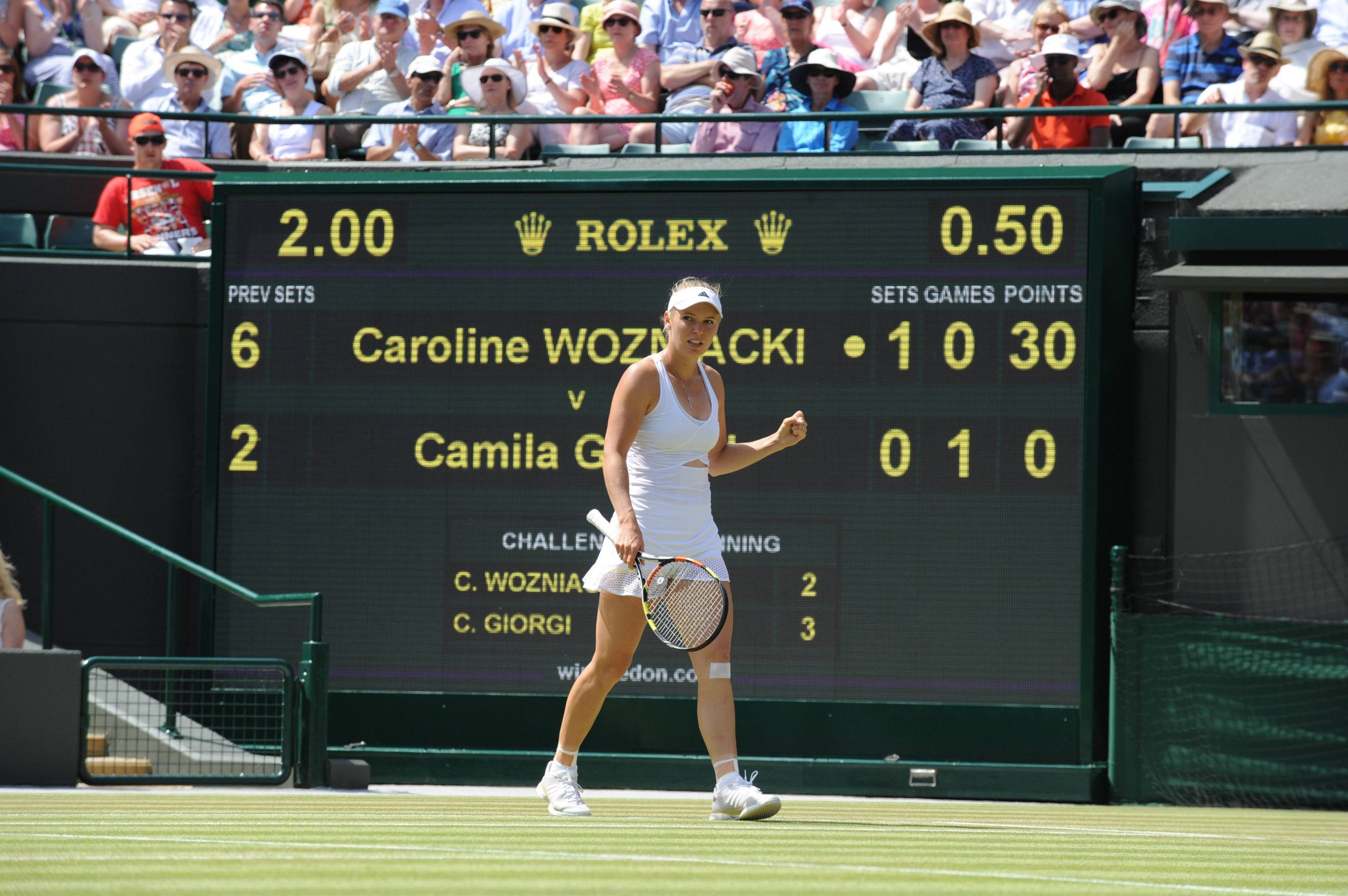 Rolex Wimbledon 2015 Caroline Wozniacki
