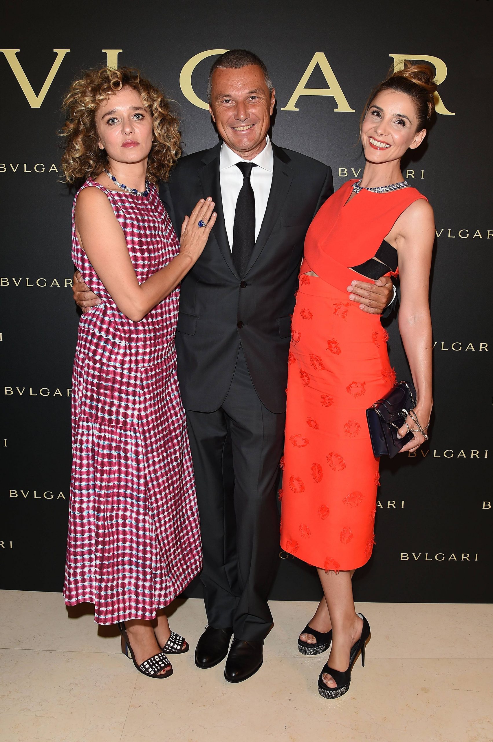 Jean Christophe Babin and Clotilde Courau attend Bulgari Haute Couture Cocktail Party