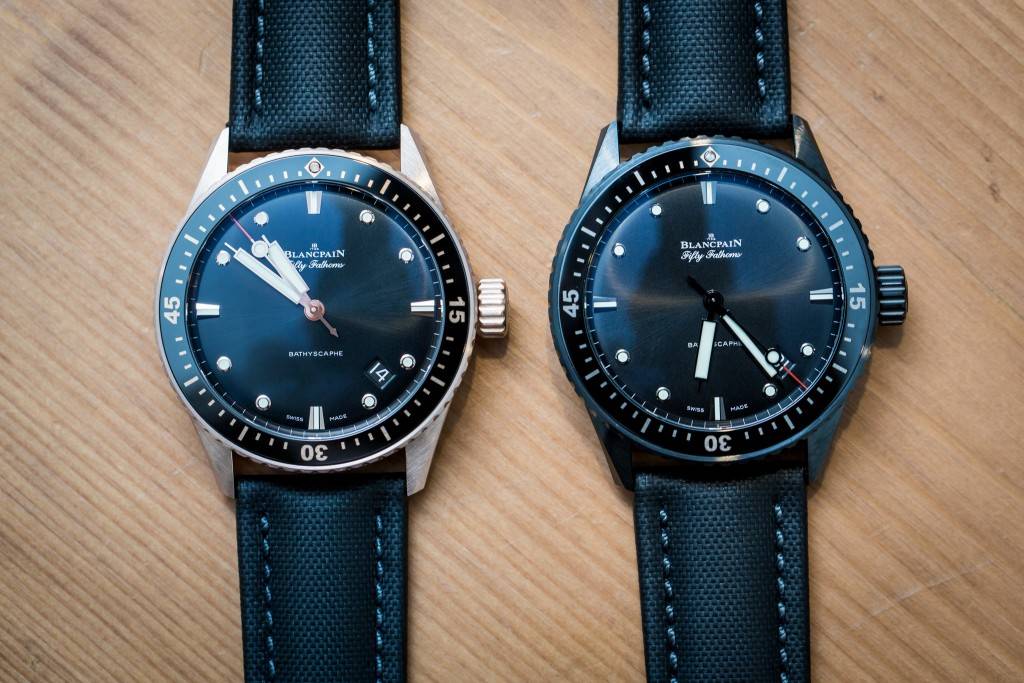 Blancpain Fifty Fathoms Bathyscaphe Watch In Ceramic collection