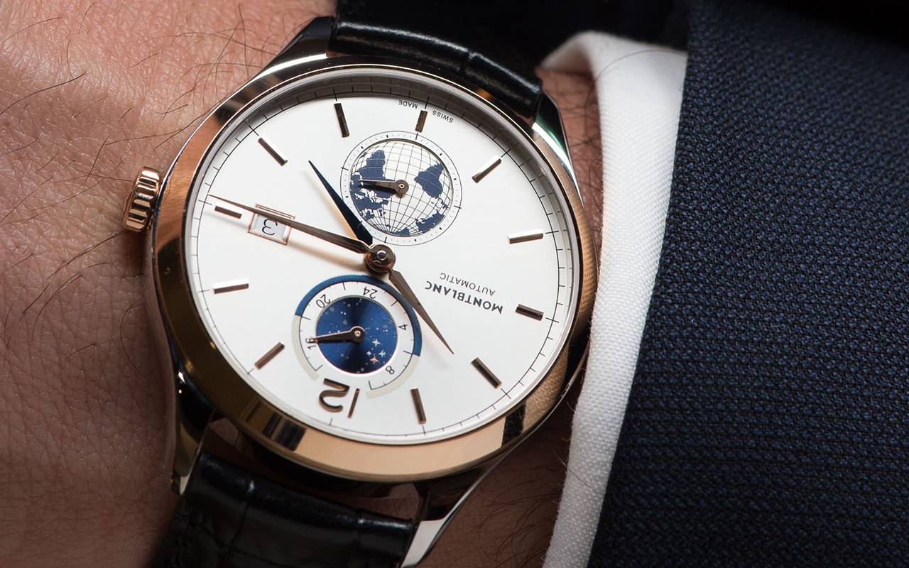 Montblanc Heritage Chronométrie Dual Time Vasco da Gama Limited Edition 238 Watches And Wonders Wrist