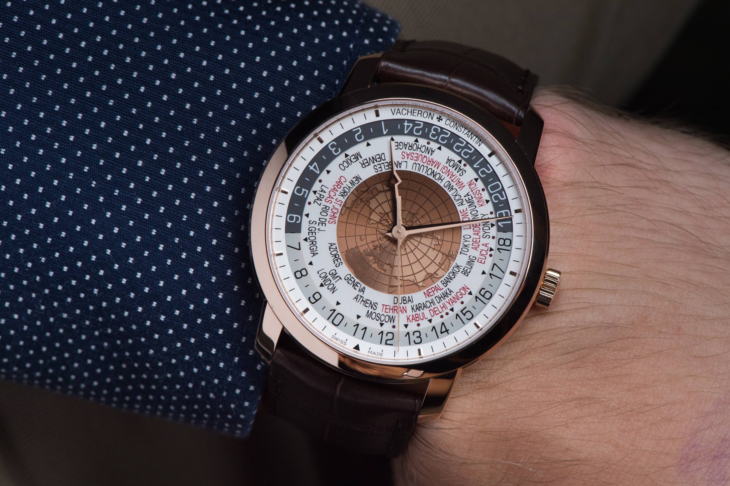 Vacheron Constantin Traditionnelle World Time Watches & Wonders Wrist