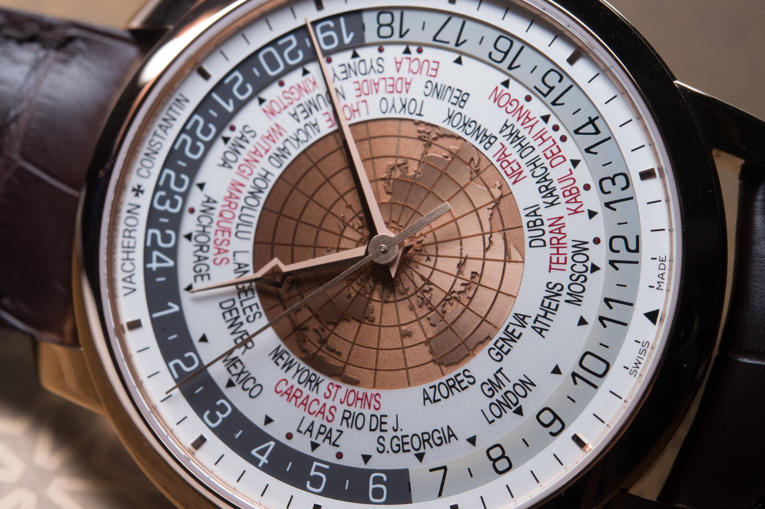 Vacheron Constantin Traditionnelle World Time Watches & Wonders Dial