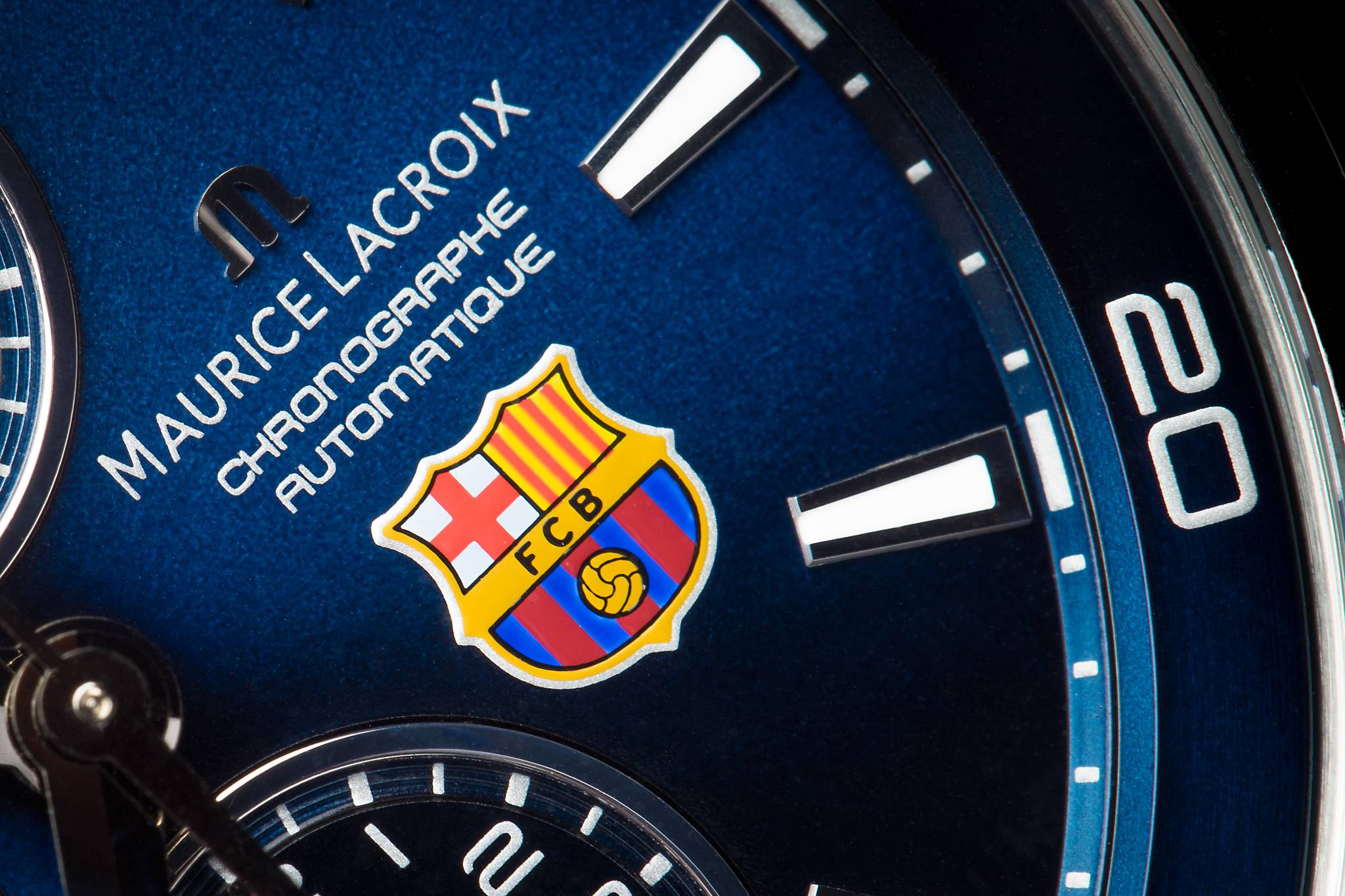 Hands On The Maurice Lacroix Pontos S FC Barcelona Official Watch crest