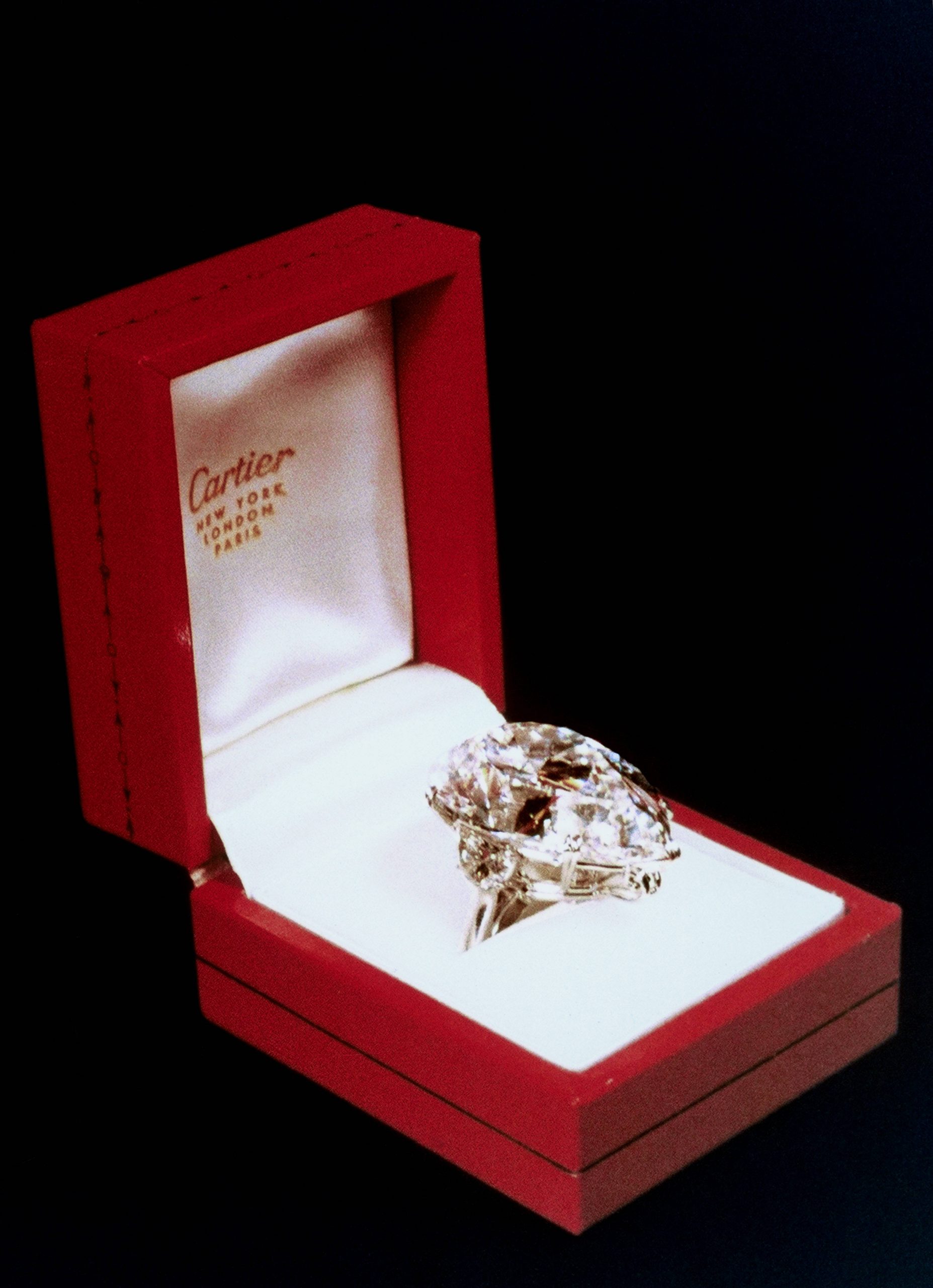 The Cartier Burton Taylor diamond was first mounted as a ring.