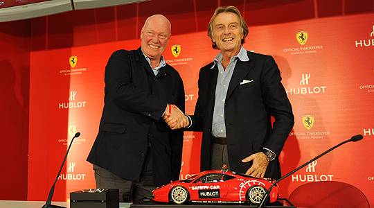 Hublot Becomes Official Timing Partner of Ferrari