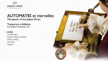Jaquet Droz Launches “Automates & Merveilles” Website