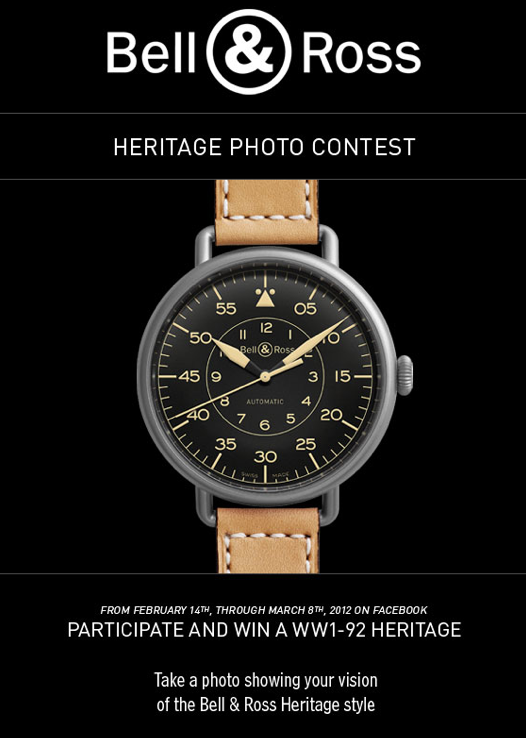 Win A WW1-92 HERITAGE Through Bell & Ross Photo Contest