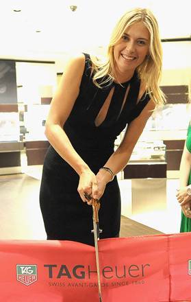 Brand Ambassador Maria Sharapova Talks To Haute Time At The Grand Opening Of TAG Heuer’s Aventura Outpost