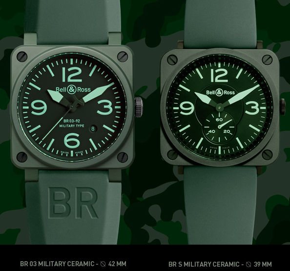Specialty Ceramic Watches for Military Personnel by Bell & Ross