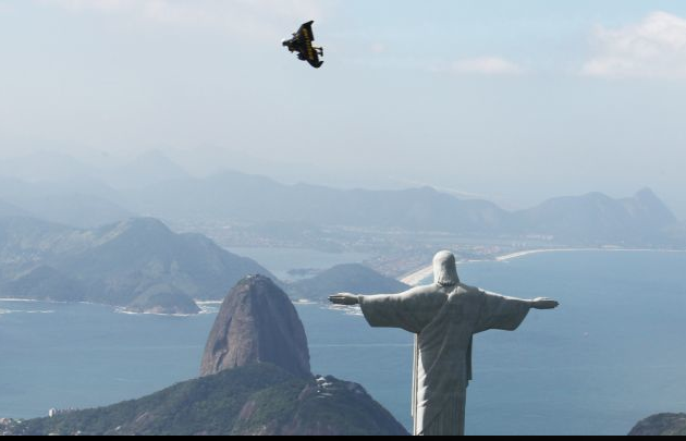 Breitling’s “Jetman” Soars Over Rio De Janerio