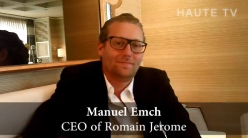 Haute Time Sits Down with Manuel Emch, CEO of Romain Jerome