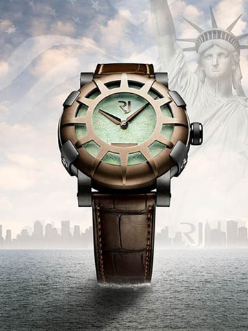 RJ-Romain Jerome Salutes the Statue of Liberty with Liberty-DNA
