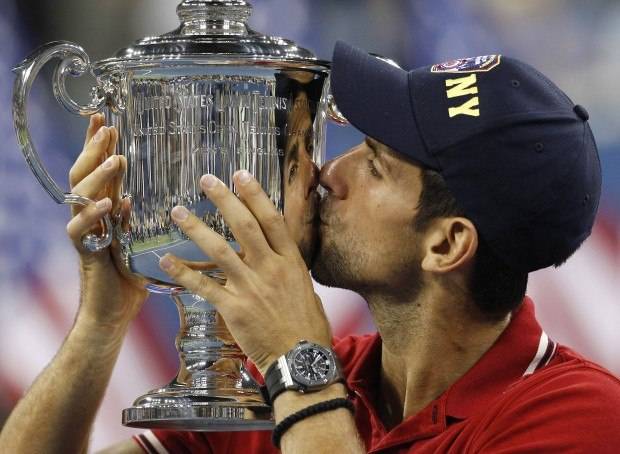 Celebrity Living:  Last Year’s US Open Winner Novak Djokovic  sporting a Audemars Piguet Royal Oak Offshore Diver