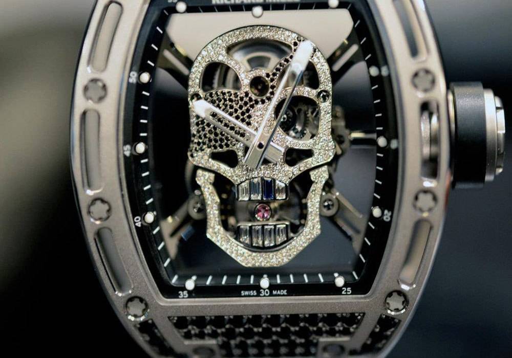 Carmelo Anthony’s Haute Time Watch of the Day:  Richard Mille RM 052 Diamond Skull Tourbillon