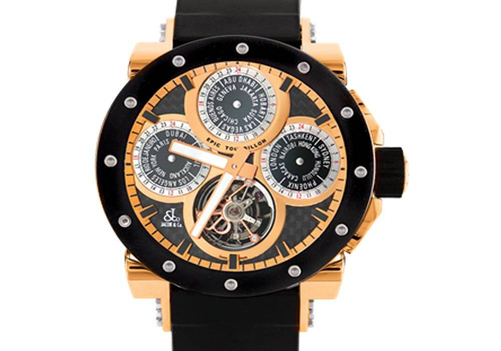 Carmelo Anthony’s Haute Time Watch of the Day:  Jacob & Co. Epic Tourbillon in Rose Gold