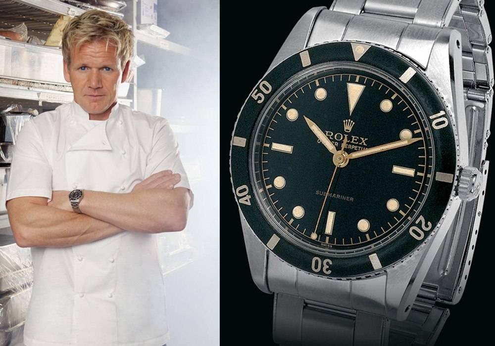 Celebrity Chef Gordon Ramsay Buys Vintage Rolex Submariner