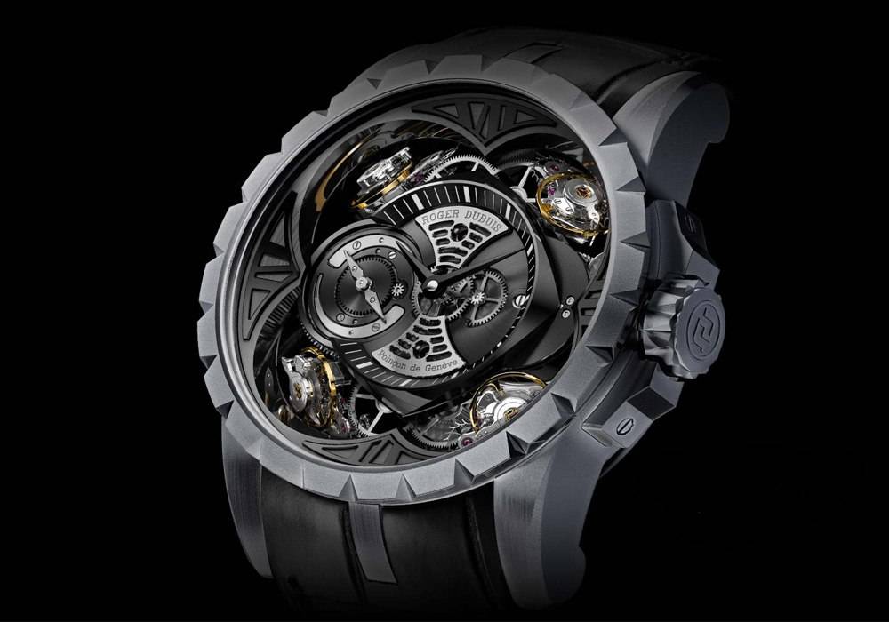 Carmelo Anthony’s Haute Time Watch of the Day:  Roger Dubuis Excalibur Quatuor in Silicon