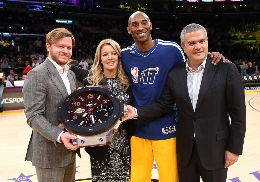 Kobe Bryant Helps Hublot Celebrate Position as First Official Timekeeper of the LA Lakers