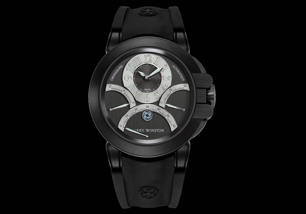 Carmelo Anthony’s Haute Time Watch of the Day:  Harry Winston Ocean Triple Retrograde Chronograph