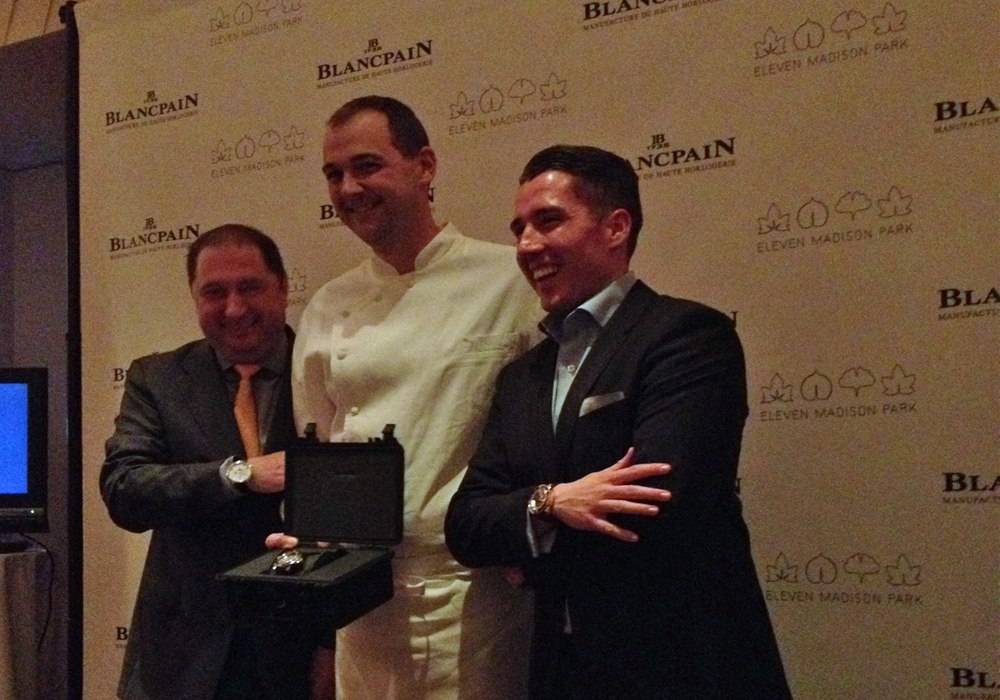 Blancpain Honors 3 Michelin Star Chef Daniel Humm of New York’s Eleven Madison Park