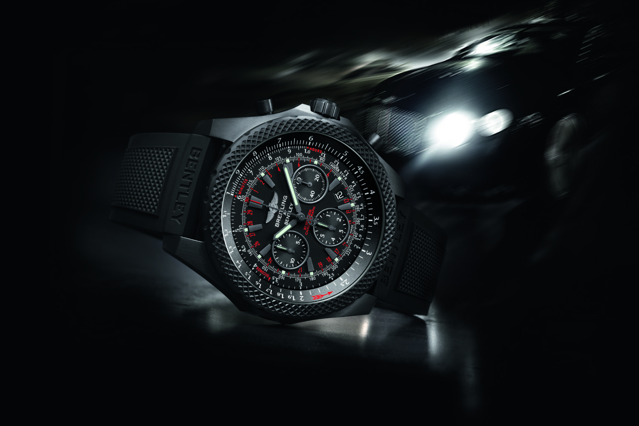 Breitling Unveils Bentley Light Body Midnight Carbon Watch