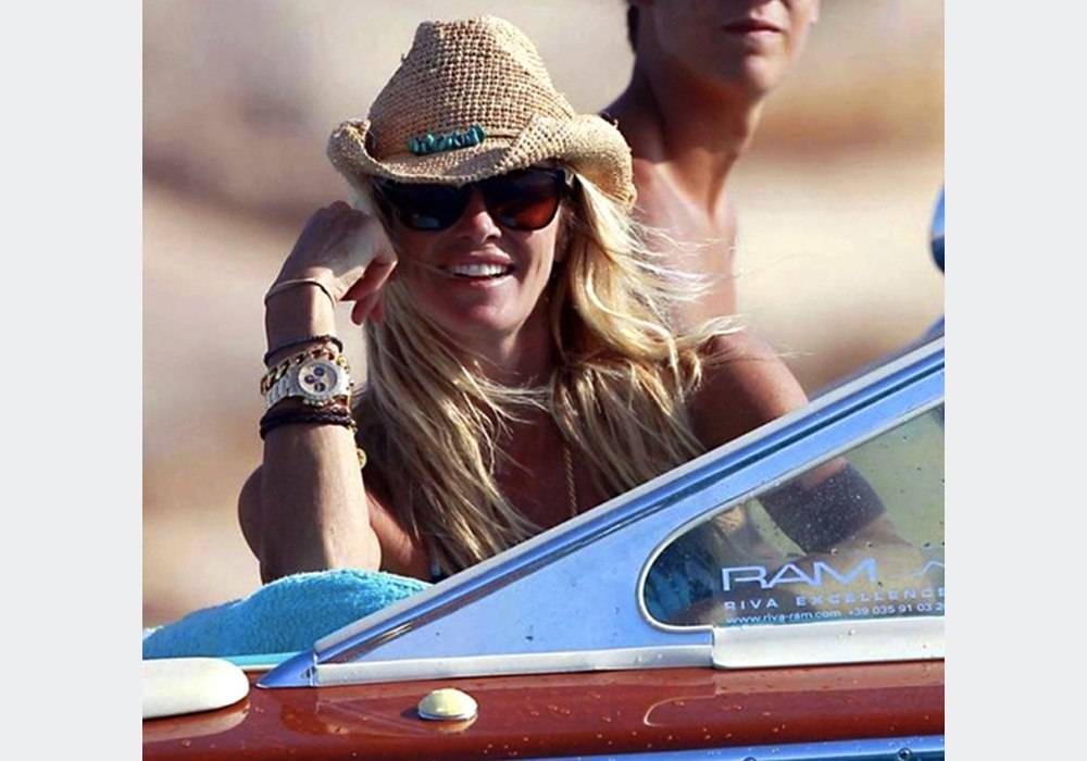 Elle Macpherson Spotted Wearing Rolex Daytona in Ibiza