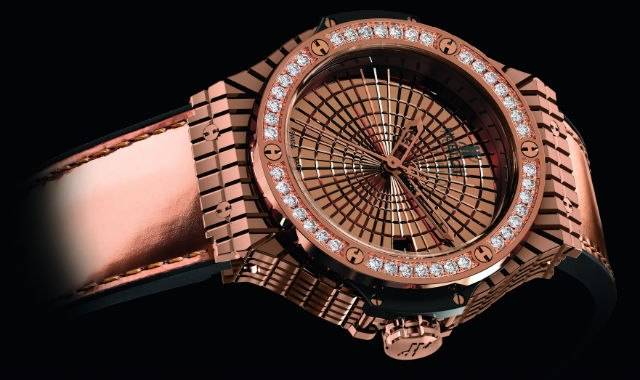 Carmelo Anthony’s Haute Time Watch of the Day:  Hublot Big Bang Caviar Red Gold Diamonds