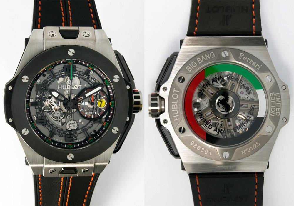 A Close Up Look at Hublot’s Ferrari-Stamped Big Bang U.A.E. Limited Edition