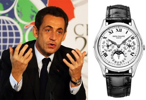 Nicolas Sarkozy Spotted Wearing Patek Philippe Perpetual Calendar White Gold 3940G
