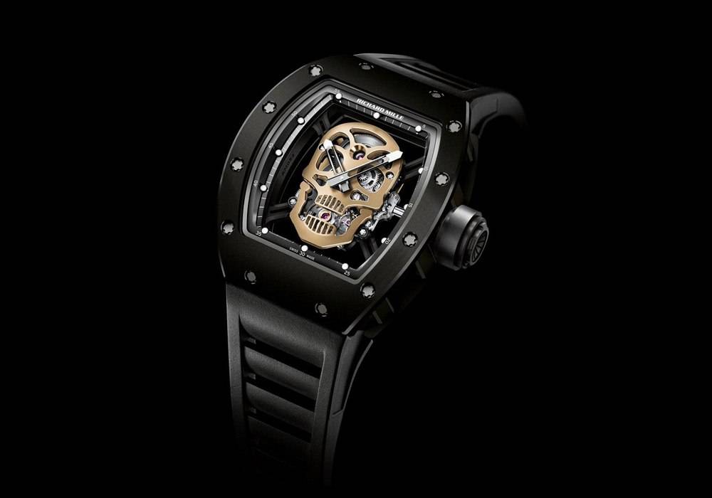 Carmelo Anthony’s Haute Time Watch of the Day:  Richard Mille RM 52-01 Tourbillon Skull Nano-Ceramic