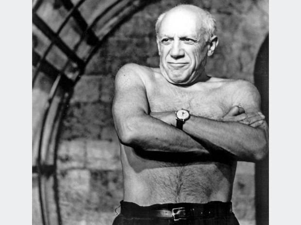 Pablo Picasso Spotted Wearing Patek Philippe Ref. 2497