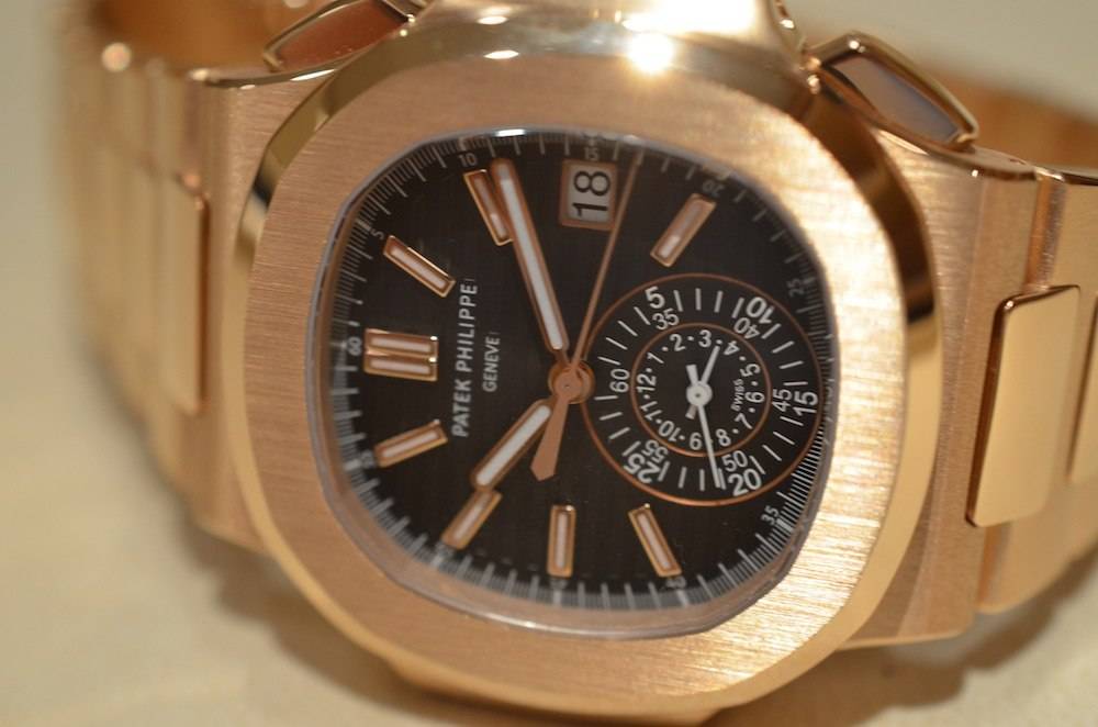 Patek Philippe Adds All Rose Gold to Nautilus Chronograph Line
