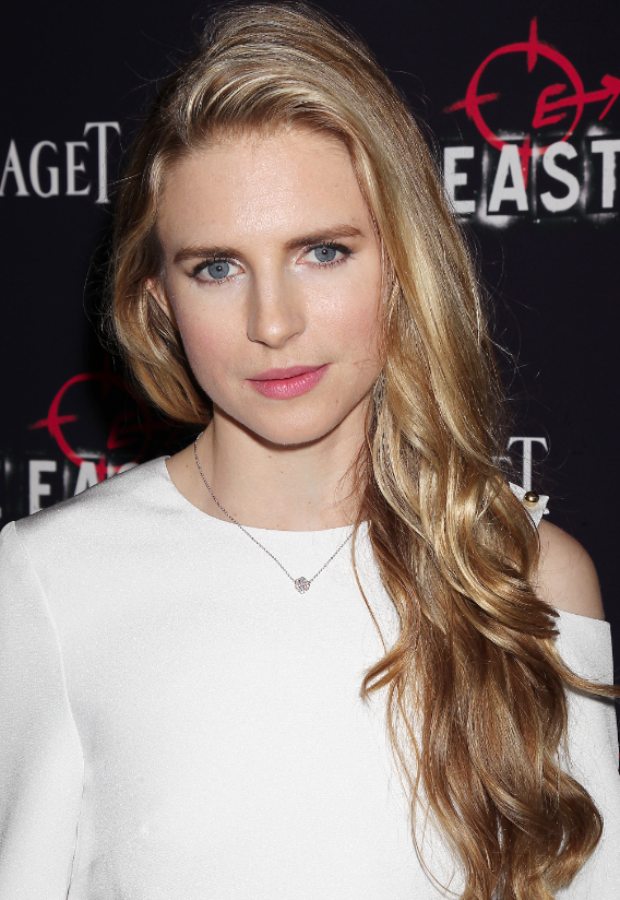 Brit Marling Sparkles in Piaget Rose Pendant at ‘The East’ NY Premiere