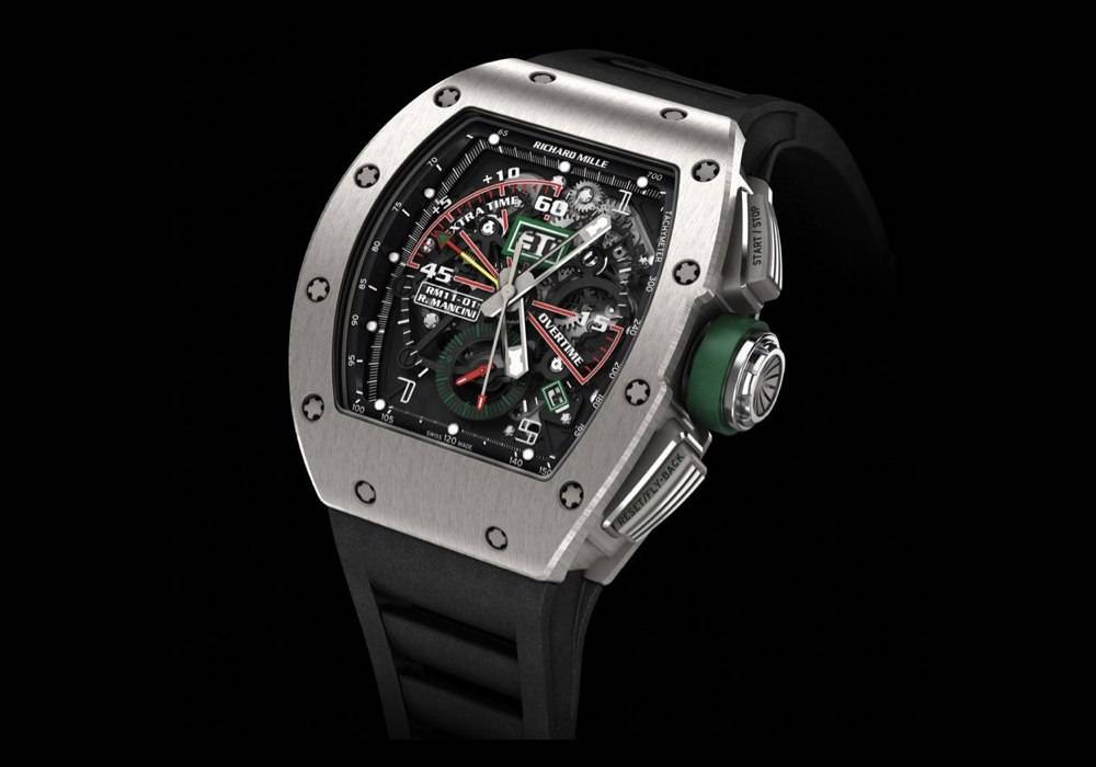 Carmelo Anthony’s Haute Time Watch of the Day:  Richard Mille RM 11-01 Automatic Flyback Chronograph Roberto Mancini