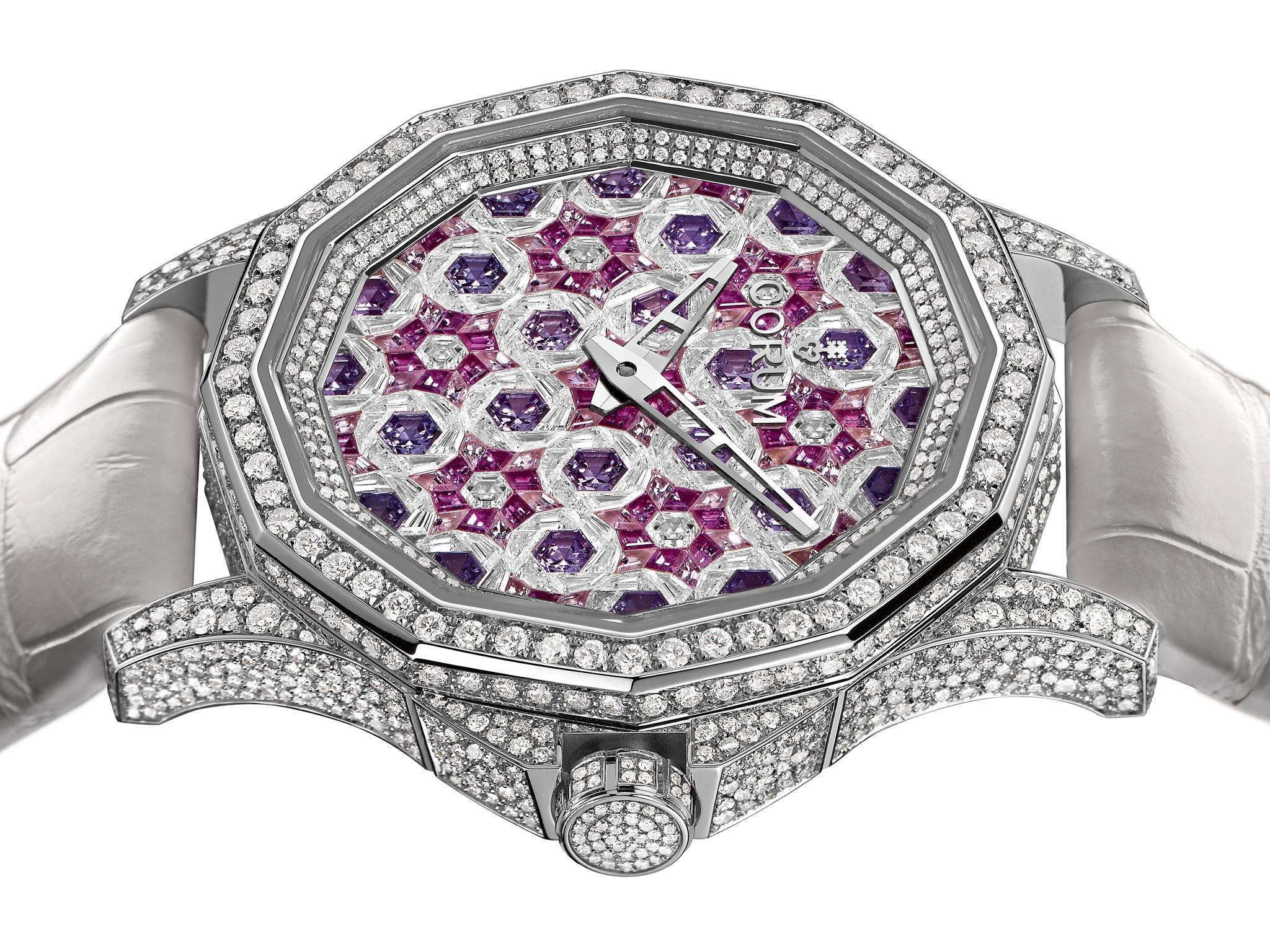 Close Up: Corum Admiral’s Cup Legend 38 Diamonds Are Forever