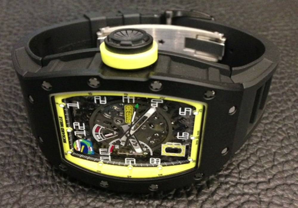Carmelo Anthony’s Haute Time Watch of the Day:  Richard Mille RM 030 Brazil Limited Edition at Richard Mille Beverly Hills Boutique