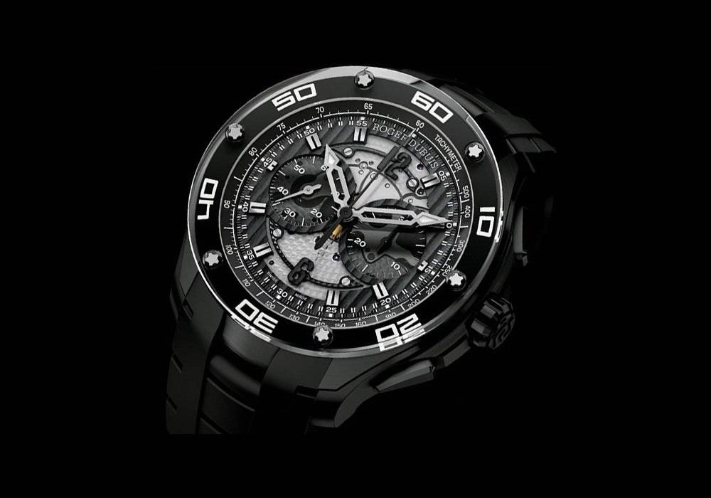 Carmelo Anthony’s Haute Time Watch of the Day:  Roger Dubuis DLC Titanium Pulsion Chronograph