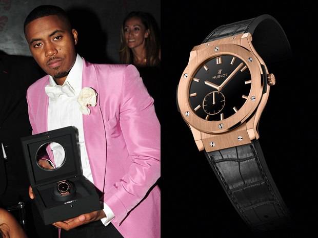 Hublot Gifts Nas Classic Fusion King Gold Small Second