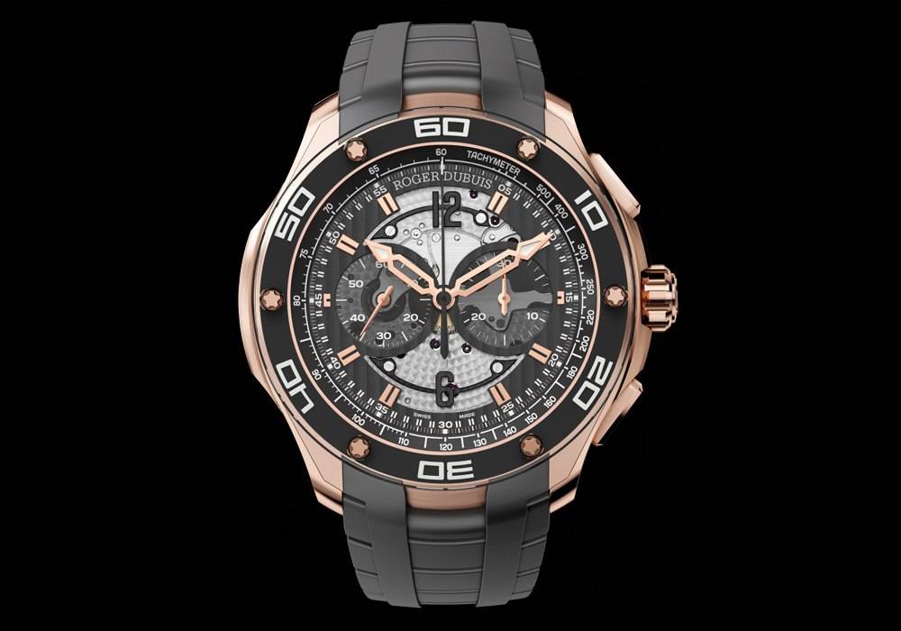 Carmelo Anthony’s Haute Time Watch of the Day:  Roger Dubuis Pulsion Chronograph in Pink Gold