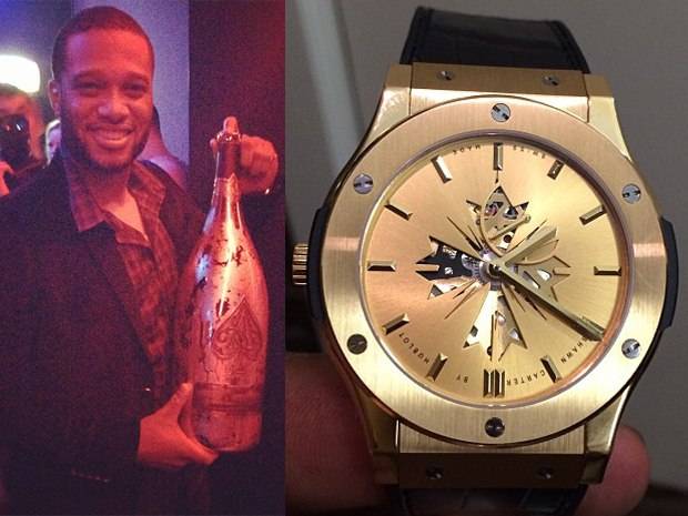 Jay Z Gifts Robinson Cano #2 of 100 Shawn Carter by Hublot