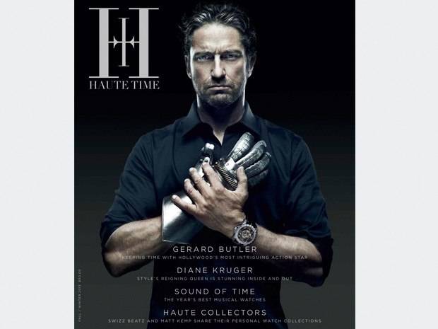 Buy It Now: Haute Time Magazine Featuring Gerard Butler