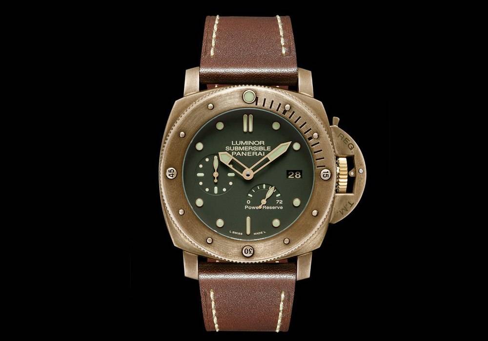Carmelo Anthony’s Haute Time Watch of the Day:  Panerai Luminor Submersible 1950 3 Days Power Reserve Automatic Bronzo