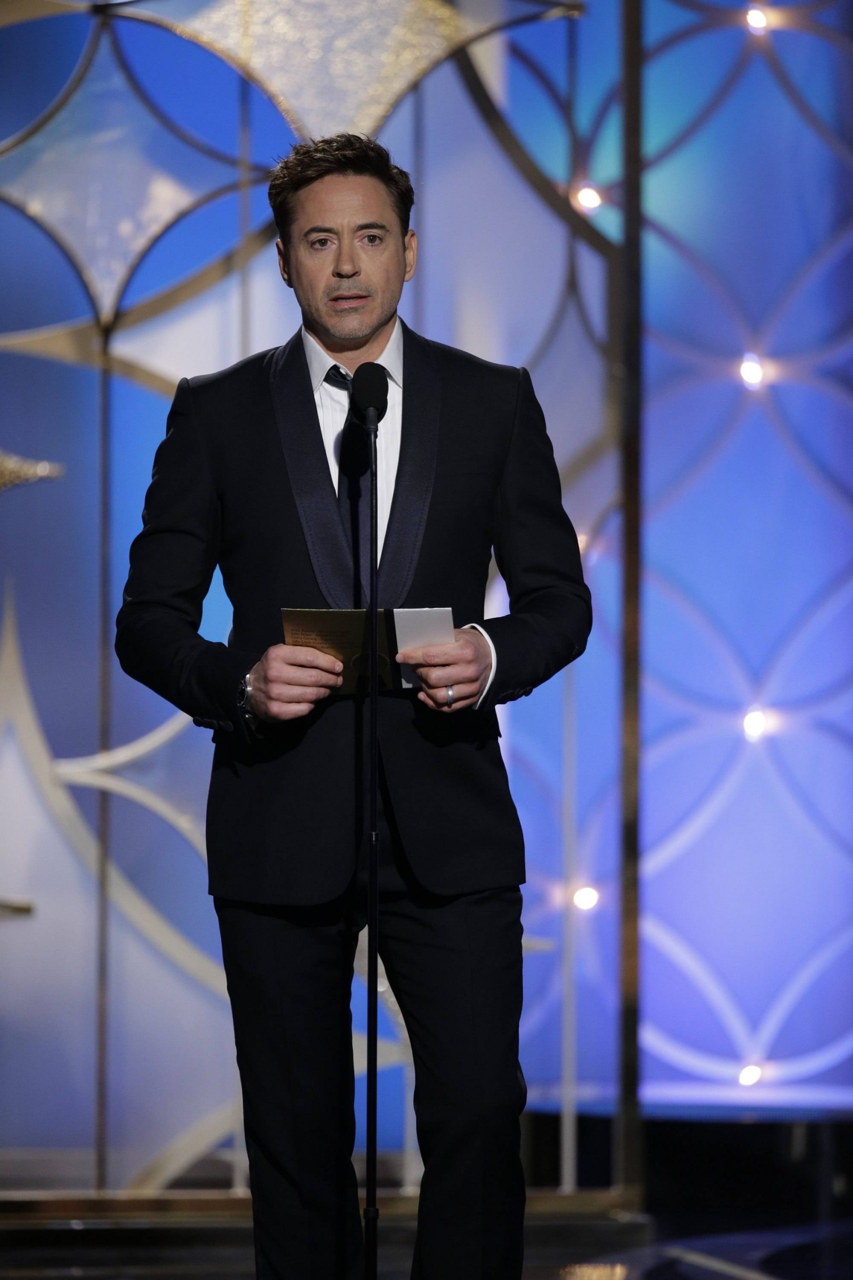 Robert Downey Jr. Wears Jaeger-LeCoultre Onstage at the Golden Globes